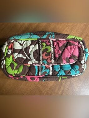 Vera Bradley GUC Lola makeup cosmetic case with mirror